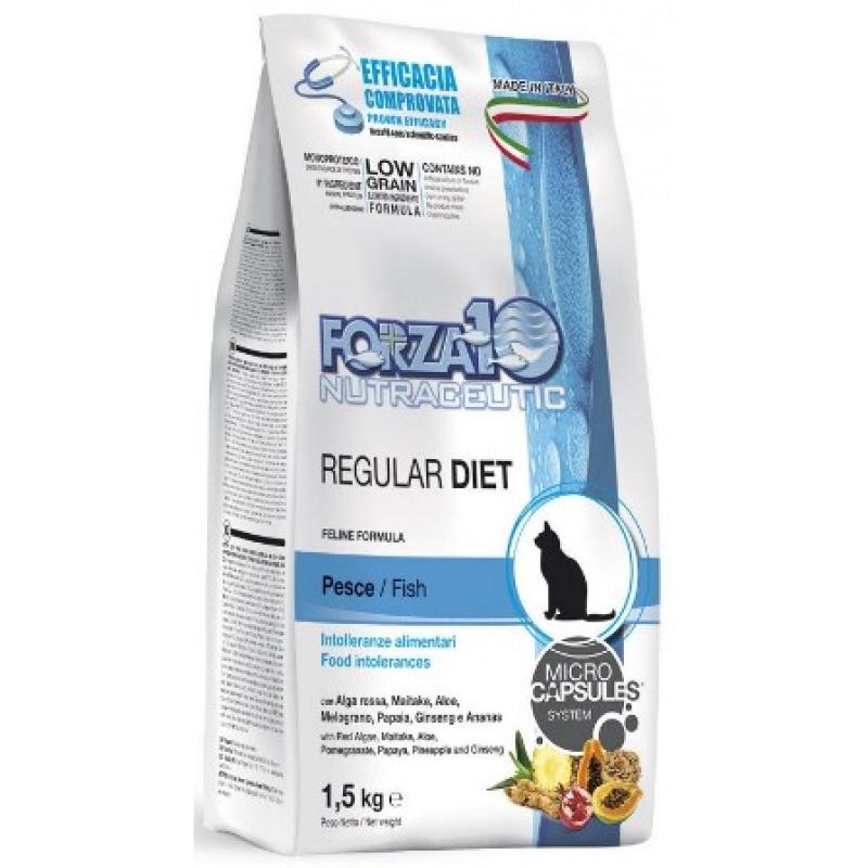 Forza Regular Diet Pesce 31/12 - Корм для кошек из океанической рыбы при аллергии 1,5 кг